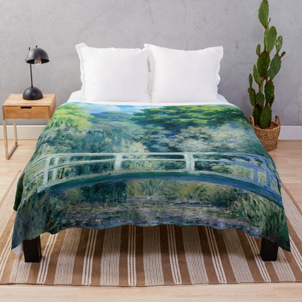 Item preview, Water Lilies by Claude Monet Fan Art Watercolor Painting Vintage Botanical Floral Flowers Nature Digital Illustration designed and sold by Matt_Smith.