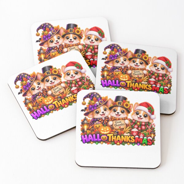 Item preview, Cute Corgi Halloween Thanksgiving Christmas designed and sold by QuiteOrbit.