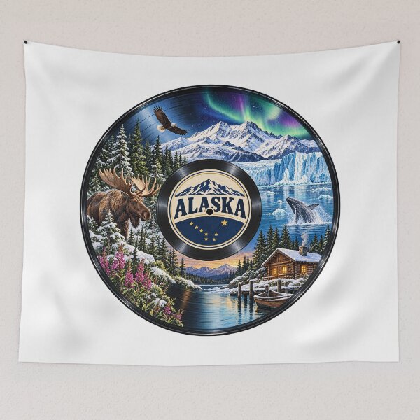 Item preview, Alaska Vinyl Record designed and sold by Whimspired By Paxx.