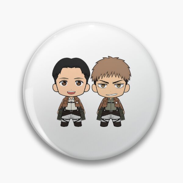 Item preview, Jean Marco Aot Kirstein Bodt Bott Cute Anime Duo Scout Sticker designed and sold by Sa-Villa.