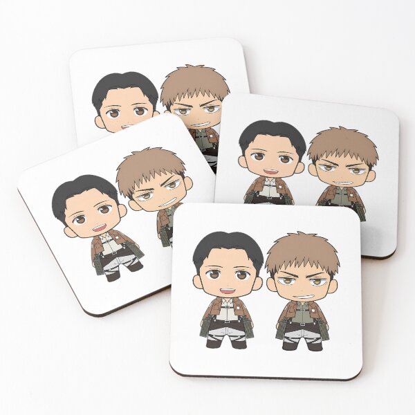Item preview, Jean Marco Aot Kirstein Bodt Bott Cute Anime Duo Scout Sticker designed and sold by Sa-Villa.