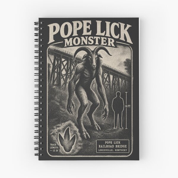 Item preview, Pope Lick Trestle, Louisville, Kentucky [Faux Vintage Field-Guide Illustration] designed and sold by elektronen.