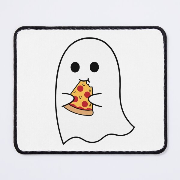 Item preview, Cute Ghost Eating Pizza designed and sold by wingoo22.