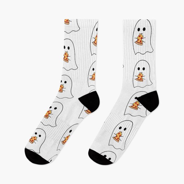 Item preview, Cute Ghost Eating Pizza designed and sold by wingoo22.
