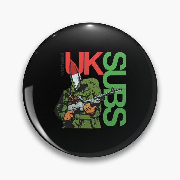 Item preview, UK SUBS Warhead Punk Rock Music Art designed and sold by SANDRAMARSHAL.