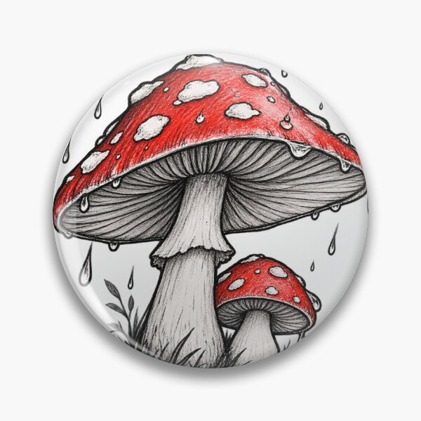Artikelvorschau, Hand Drawn Mushroom Umbrella Sketch entworfen und verkauft von S06PMarketing.
