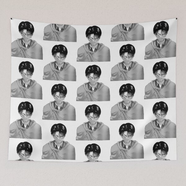Item preview, Levi Ackerman Sad Stickers designed and sold by Sa-Villa.