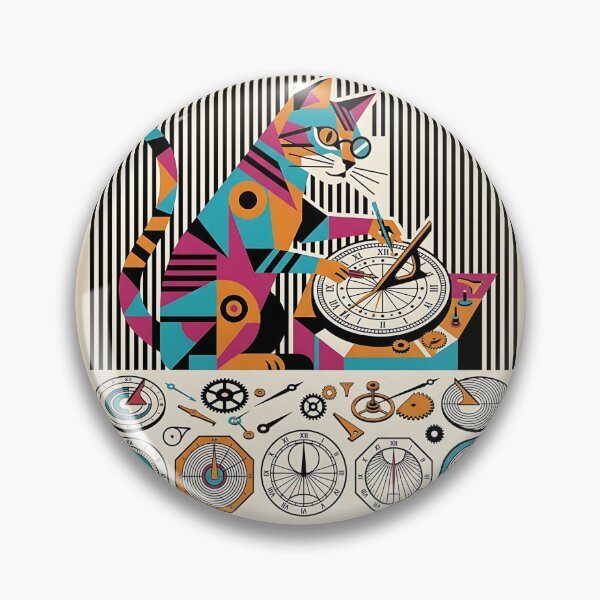 Item preview, Bengal Cat Sundial Maker designed and sold by PictoVibe.