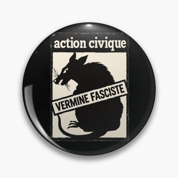 Item preview, Action Civique_ Vermine Fasciste designed and sold by nasr-say.