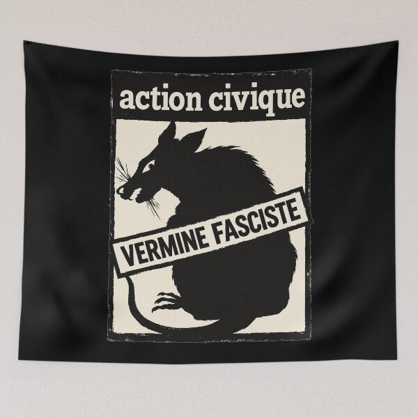 Item preview, Action Civique_ Vermine Fasciste designed and sold by nasr-say.
