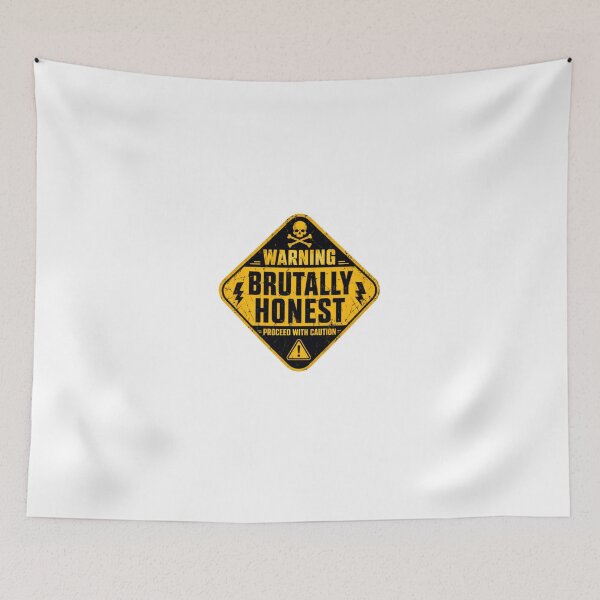 Item preview, Warning Brutally Honest Proceed With Caution Personality Humor Statement designed and sold by HumansStuck12.