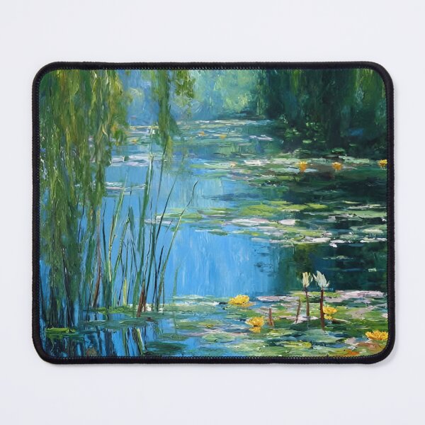 Item preview, Water Lilies by Claude Monet Fan Art Watercolor Painting Vintage Botanical Floral Flowers Nature Digital Illustration designed and sold by Matt_Smith.
