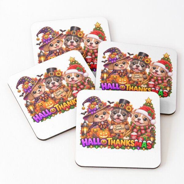 Item preview, Cute Pitbull Halloween Thanksgiving Christmas designed and sold by QuiteOrbit.