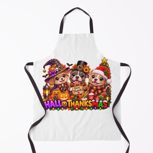 Item preview, Cute Pitbull Halloween Thanksgiving Christmas designed and sold by QuiteOrbit.