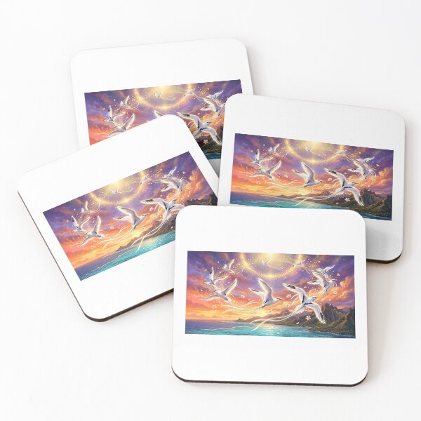Item preview, Bird Ballet — Flight of the Tropicbirds designed and sold by Hawaii26.