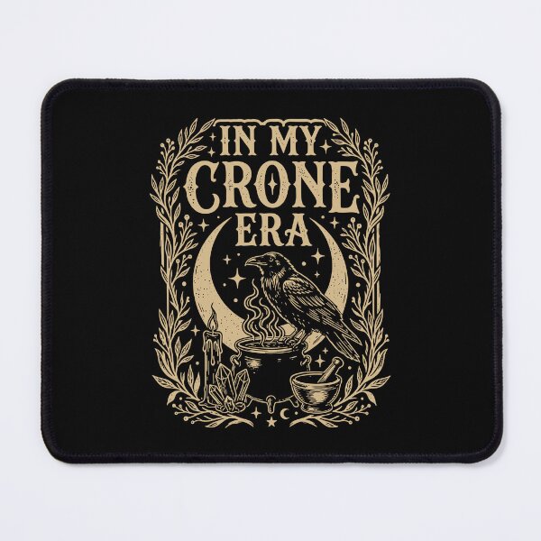 Item preview, In My Crone Era Mystical Witch Raven Celestial designed and sold by OddPopARt.