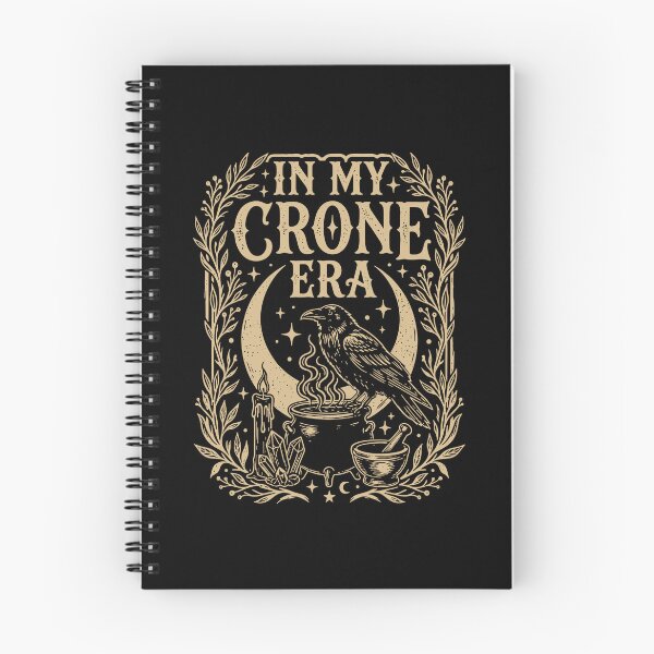 Item preview, In My Crone Era Mystical Witch Raven Celestial designed and sold by OddPopARt.