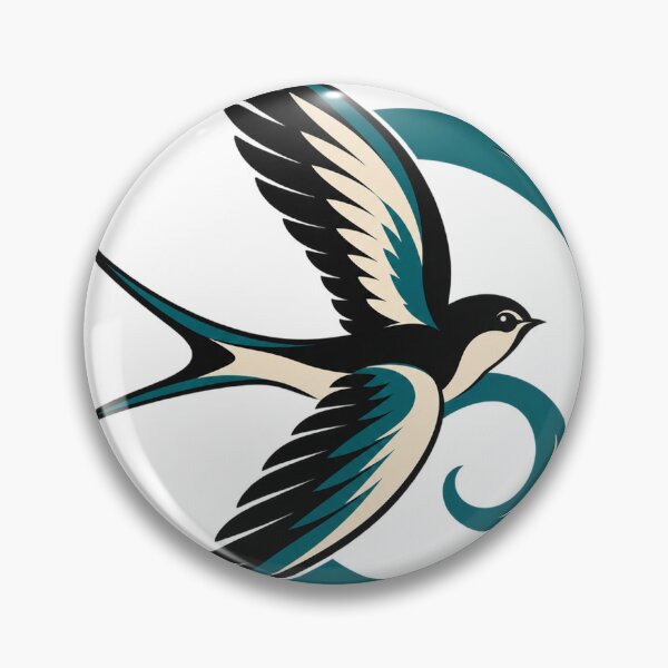 Artikelvorschau, Original Swallow Spiral Flight Emblem entworfen und verkauft von S06PMarketing.