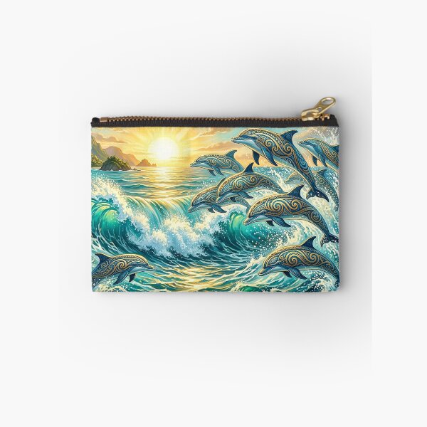 Item preview, Golden Frenzy — Dance of the Dolphins in the Sun designed and sold by Hawaii26.