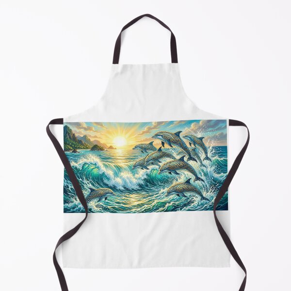 Item preview, Golden Frenzy — Dance of the Dolphins in the Sun designed and sold by Hawaii26.