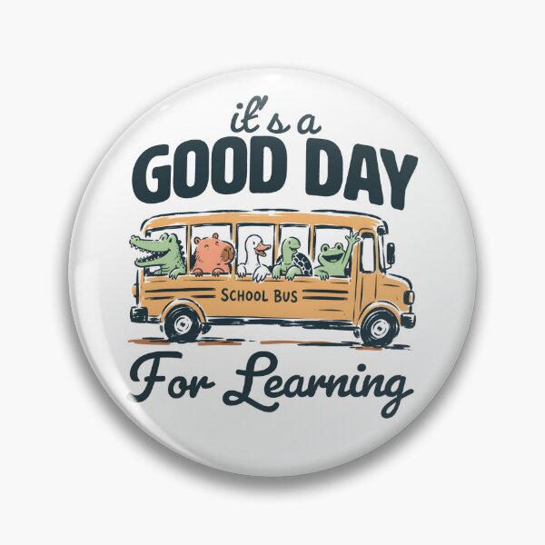 Item preview, It's A Good Day For Learning Cute School Bus Animals Teacher Graphic designed and sold by Lexalion.