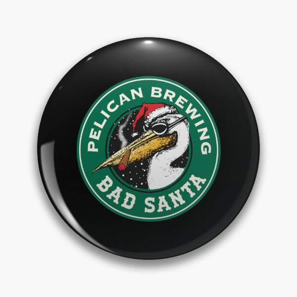 Item preview, Bad Santa Pelican Holiday Brewing Logo designed and sold by TIBAAGUIRRE.