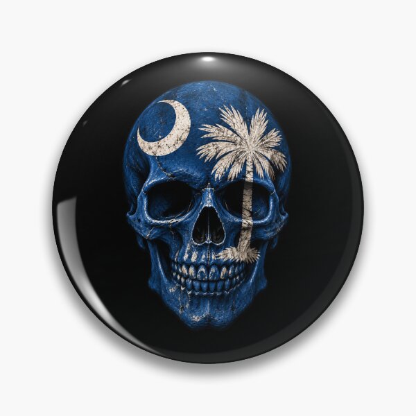 Item preview, South Carolina Flag Skull designed and sold by WilAugusta.