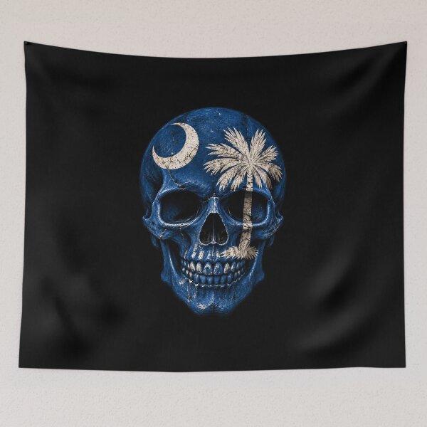 Item preview, South Carolina Flag Skull designed and sold by WilAugusta.