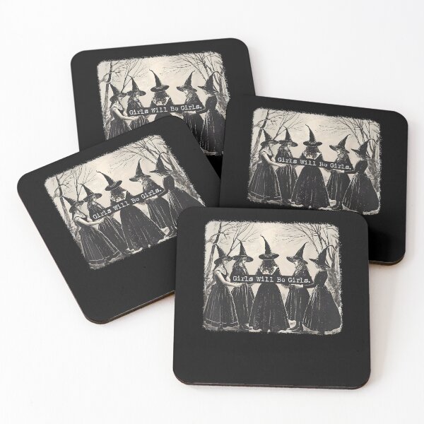 Item preview, Girls Will Be Girls Vintage Witch Coven designed and sold by OddPopARt.