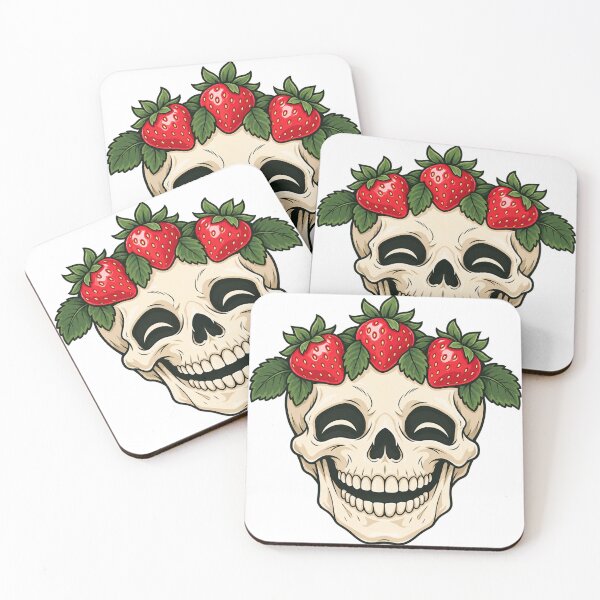 Item preview, Skull With A Strawberry Crown designed and sold by S06PMarketing.