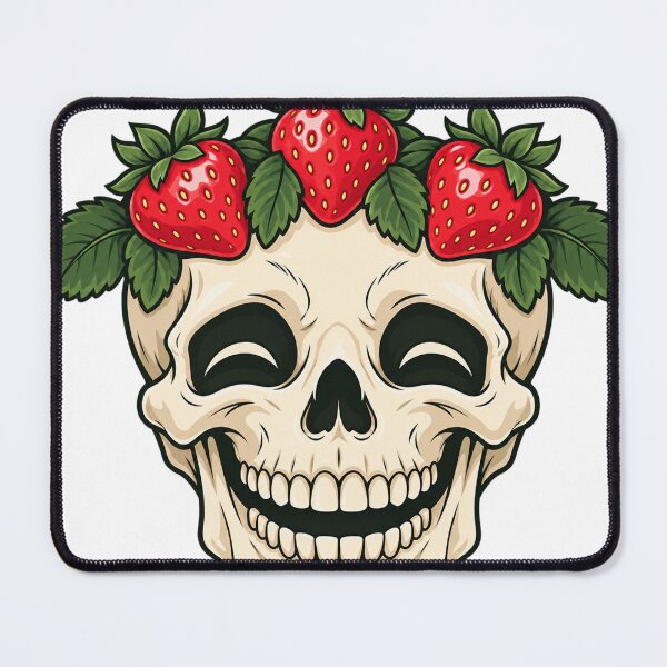 Item preview, Skull With A Strawberry Crown designed and sold by S06PMarketing.
