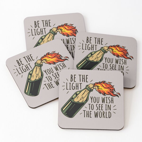 Item preview, be The Light You Wish To See In This World Molotov Cocktail designed and sold by nasr-say.