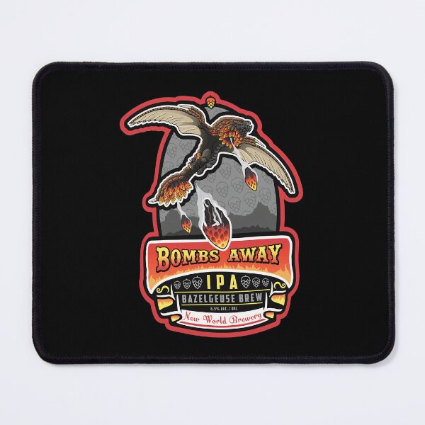Item preview, Bombs Away Bazelgeuse IPA Brew Labels designed and sold by TIBAAGUIRRE.