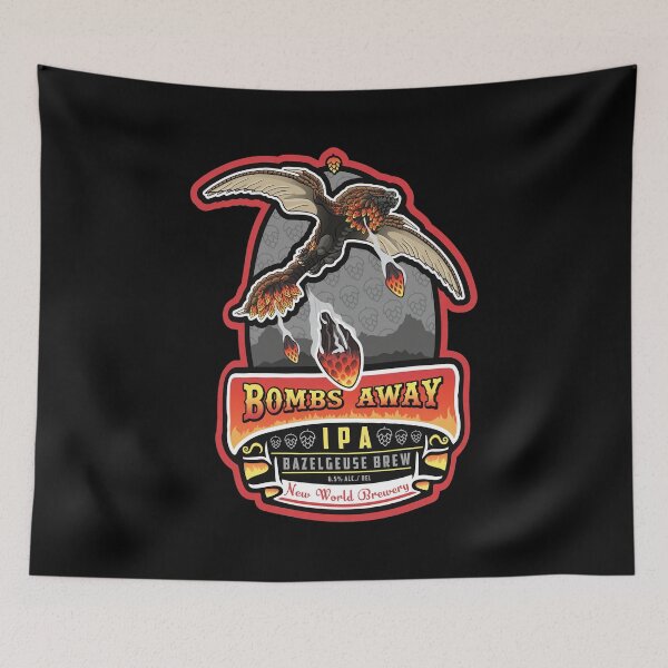 Item preview, Bombs Away Bazelgeuse IPA Brew Labels designed and sold by TIBAAGUIRRE.