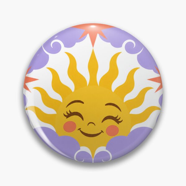 Item preview, Colorful Sun And Cloud Window Graphic designed and sold by S06PMarketing.