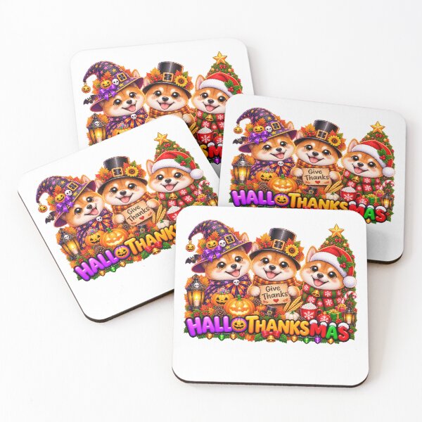 Item preview, Shiba Inu Dog Halloween Thanksgiving Christmas designed and sold by QuiteOrbit.