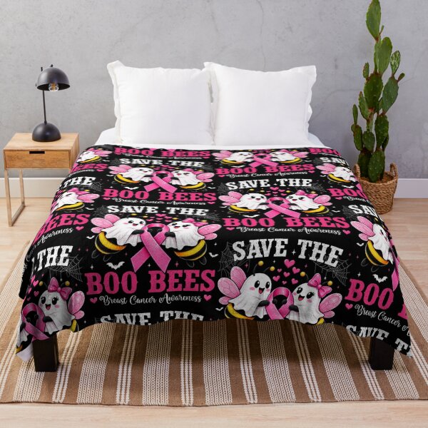 Item preview, Save The Boo Bees Breast Cancer Halloween Ghost Pink Ribbon designed and sold by thefirstbroo.