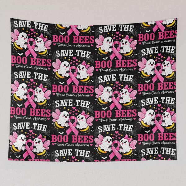 Item preview, Save The Boo Bees Breast Cancer Halloween Ghost Pink Ribbon designed and sold by thefirstbroo.