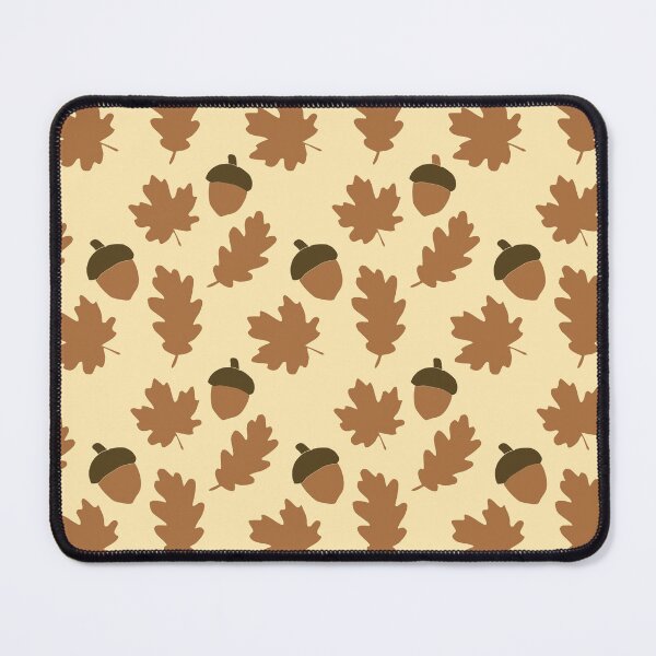 Item preview, Autumn fall leaves and acorns seamless pattern, rustic brown botanical repeat background designed and sold by Manyart13031992.