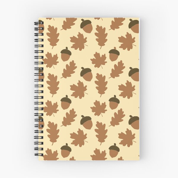 Item preview, Autumn fall leaves and acorns seamless pattern, rustic brown botanical repeat background designed and sold by Manyart13031992.