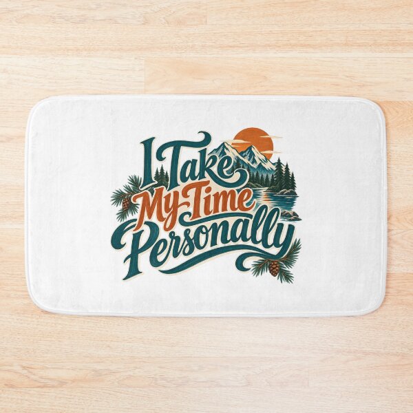 Item preview, I Take My Time Personally Decorative Lettering designed and sold by Bikivuno.