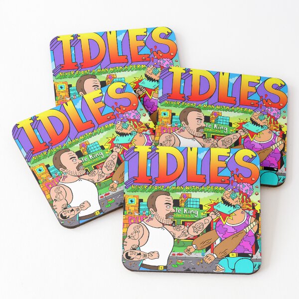 Item preview, Idles Never Fight A Man With A Perm designed and sold by ascot-whis.