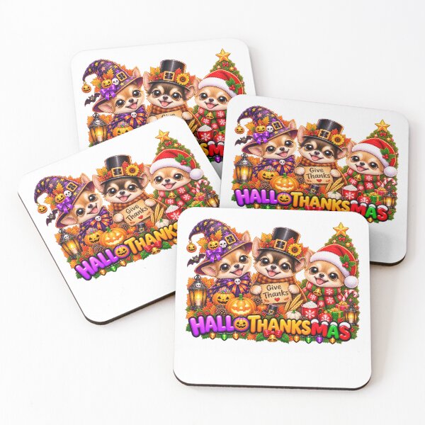 Item preview, Chihuahua Dog Halloween Thanksgiving Christmas designed and sold by QuiteOrbit.