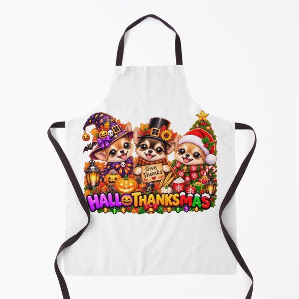 Item preview, Chihuahua Dog Halloween Thanksgiving Christmas designed and sold by QuiteOrbit.