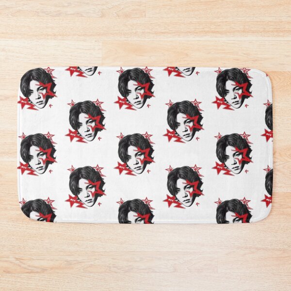 Item preview, BTS SUGA Yoongi Y2K Halftone Red Star Design designed and sold by moamaxshop.