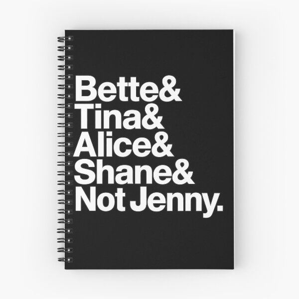 Item preview, Bette, Tina, Alice, Shane & Jenny Typography designed and sold by nasr-say.