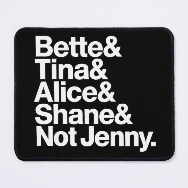 Item preview, Bette, Tina, Alice, Shane & Jenny Typography designed and sold by nasr-say.