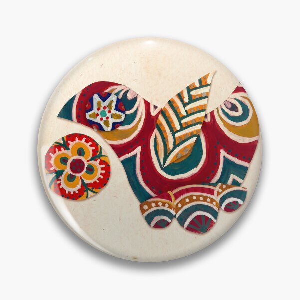 Item preview, Ornate Folk Bird in Frame designed and sold by Fani*.