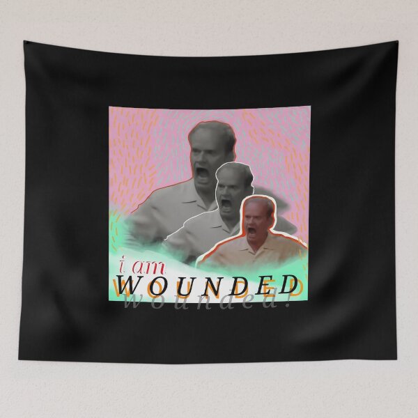 Item preview, I Am Wounded Dramatic Reaction designed and sold by Olliekotart.