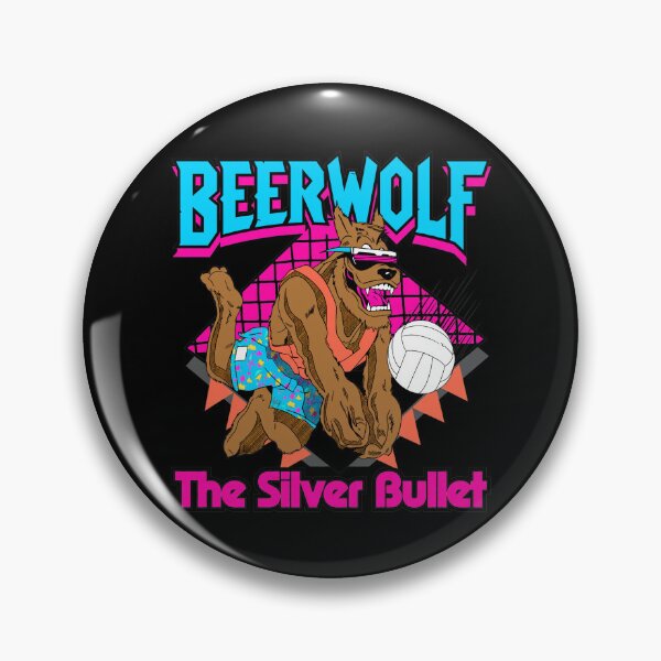 Item preview, Retro Beerwolf Beach Volleyball  designed and sold by TIBAAGUIRRE.